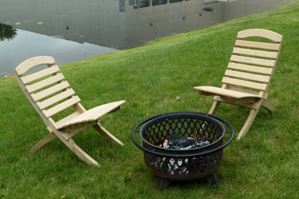 Pattern Routing Basics on a Firepit Chair