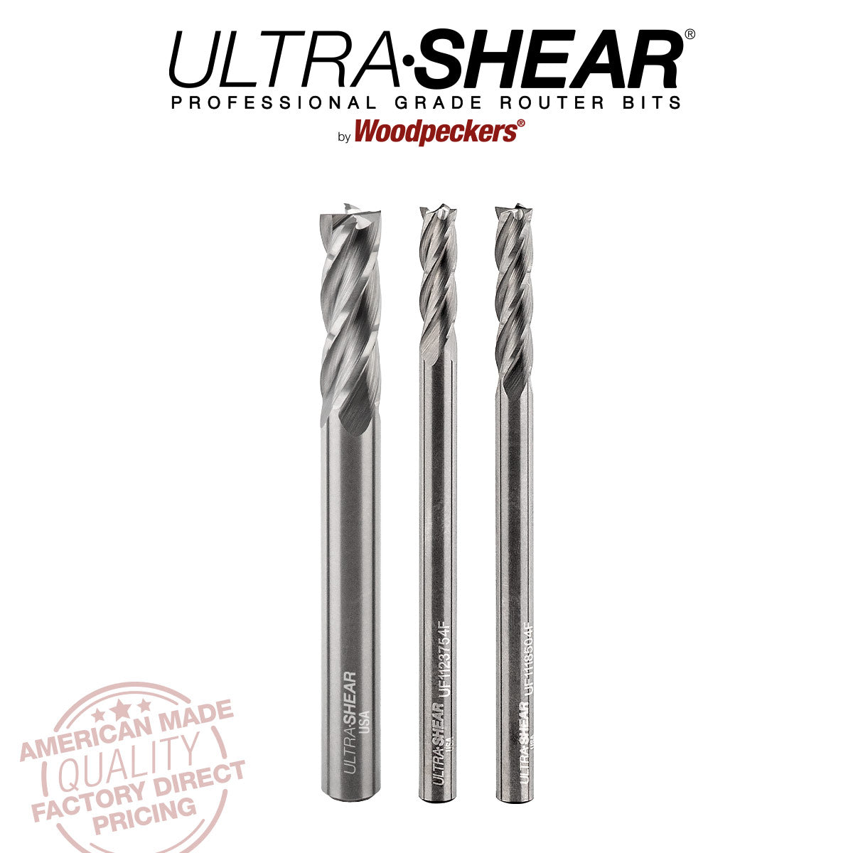 Ultra-Shear Solid Carbide 4-Flute Steel End Mills │ USA Made