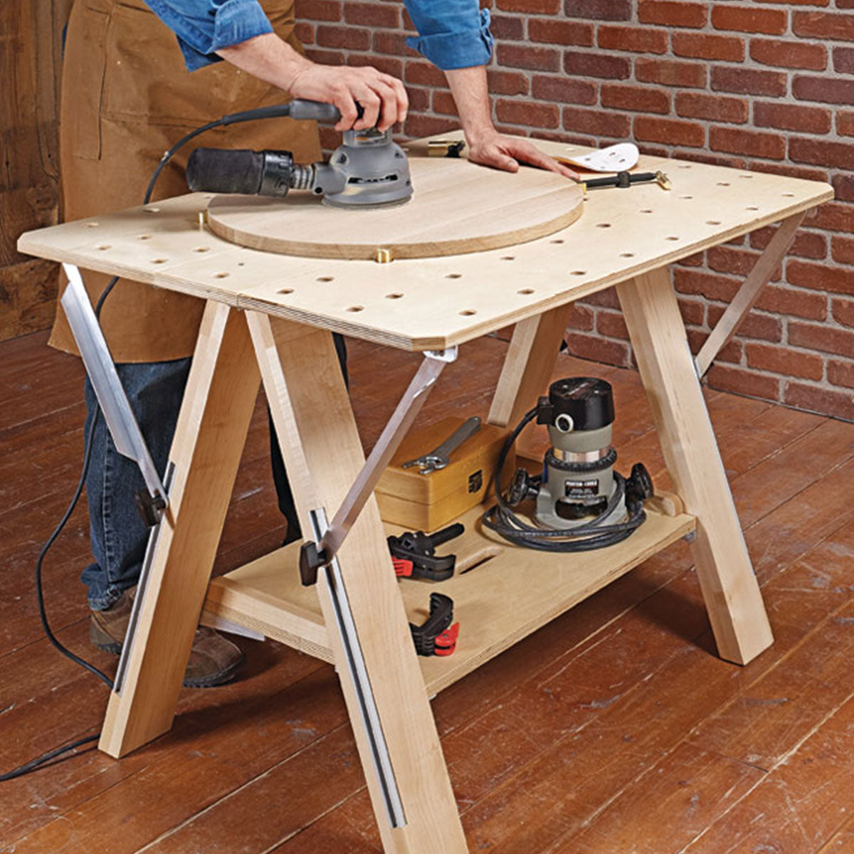 Woodsmith Multifunctional Worktable Plans | Woodpeckers