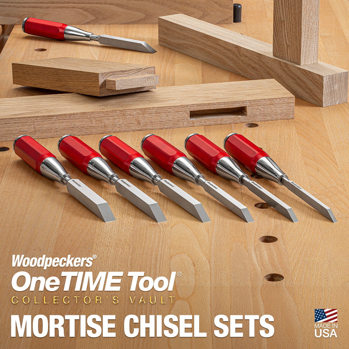 Mortise Chisel Sets – Woodpeckers