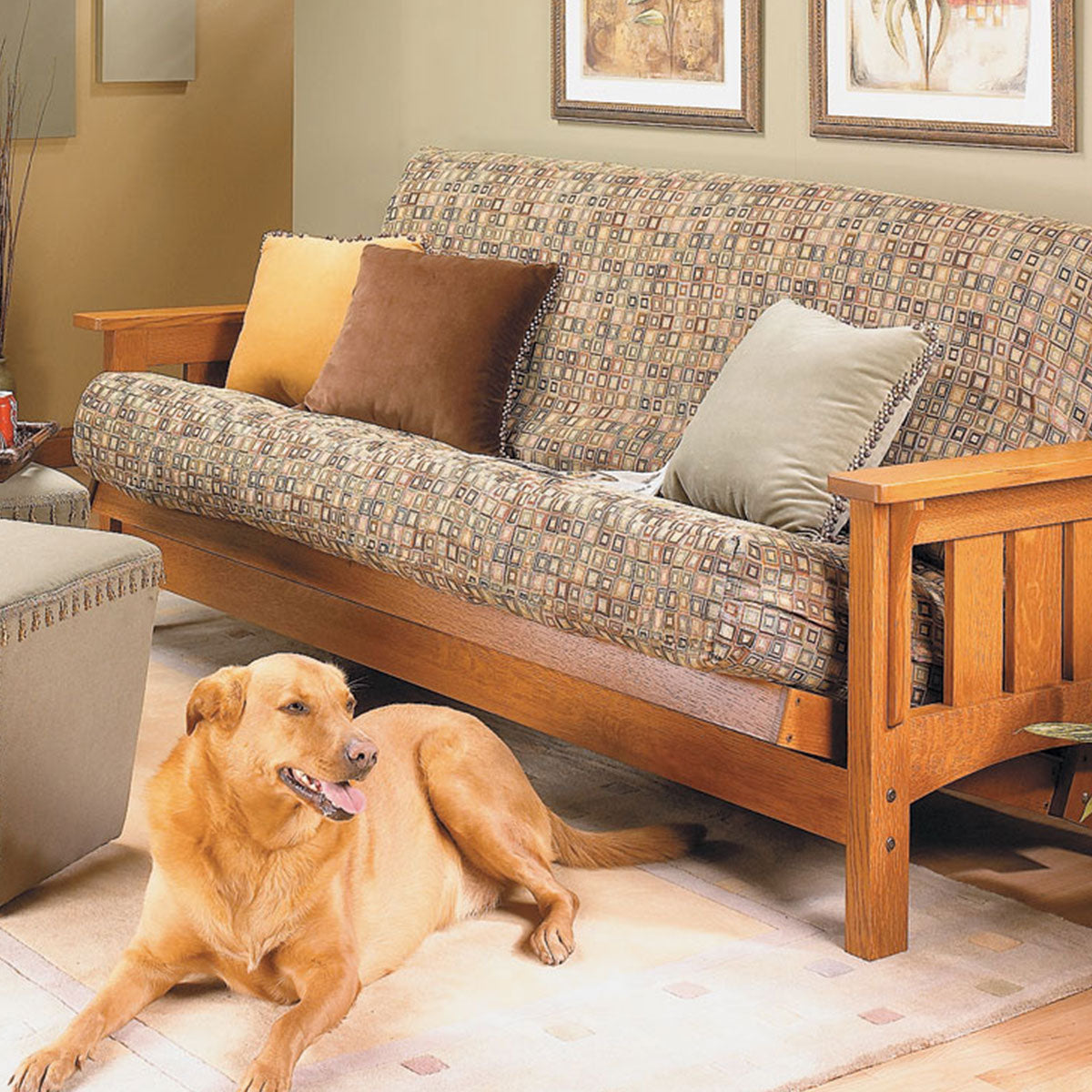 Woodsmith Craftsman-Style Futon Sofa Bed Plans