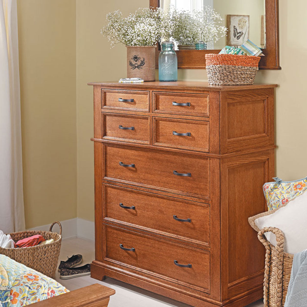 Woodsmith Bedroom Suite Oak Dresser Plans