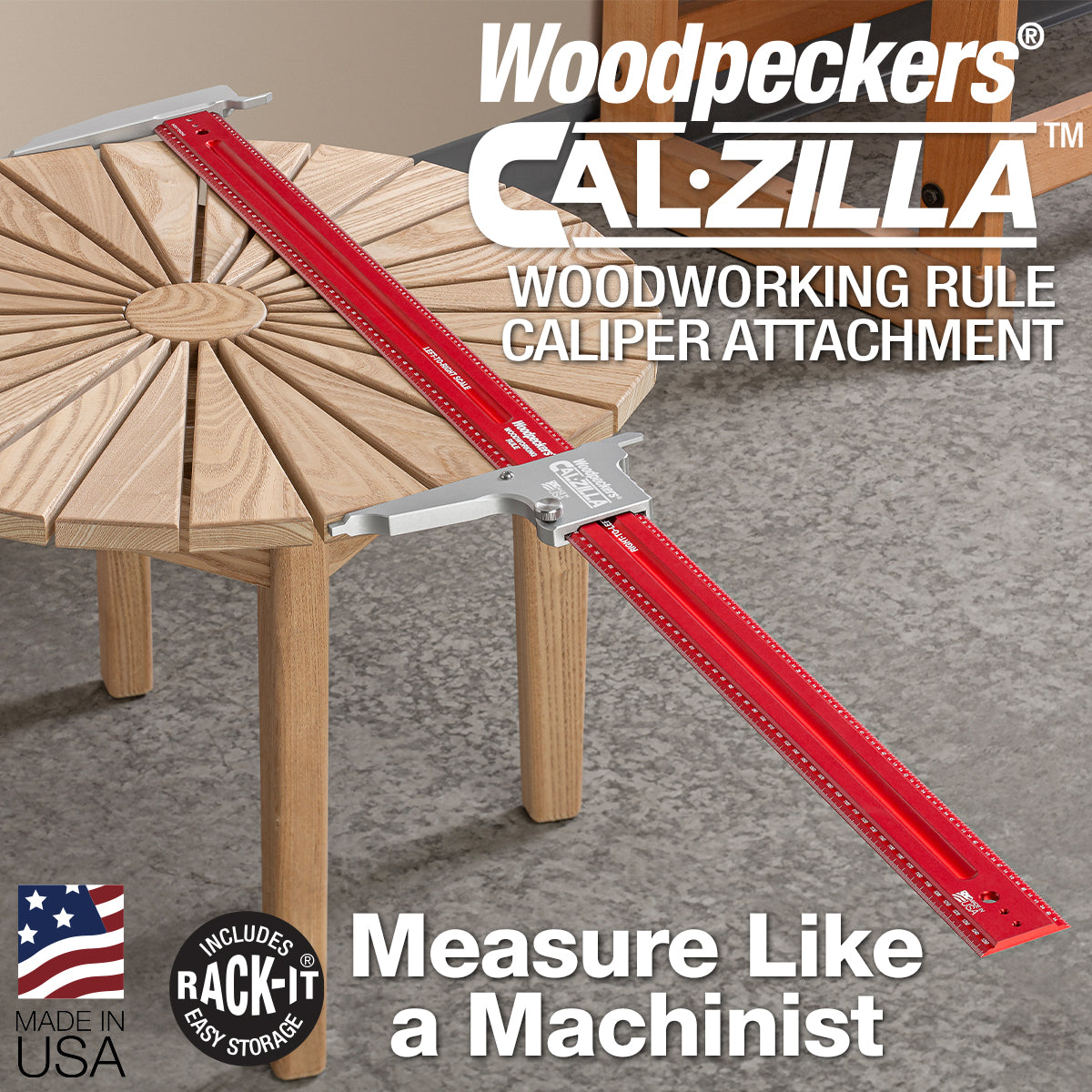 Woodpeckers Cal-Zilla Large Rule Caliper