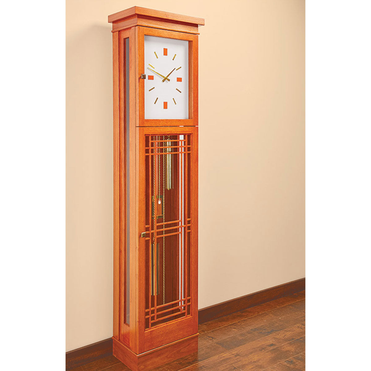 Woodsmith Magazine Prairie-Style Tall Clock Plans | Woodpeckers