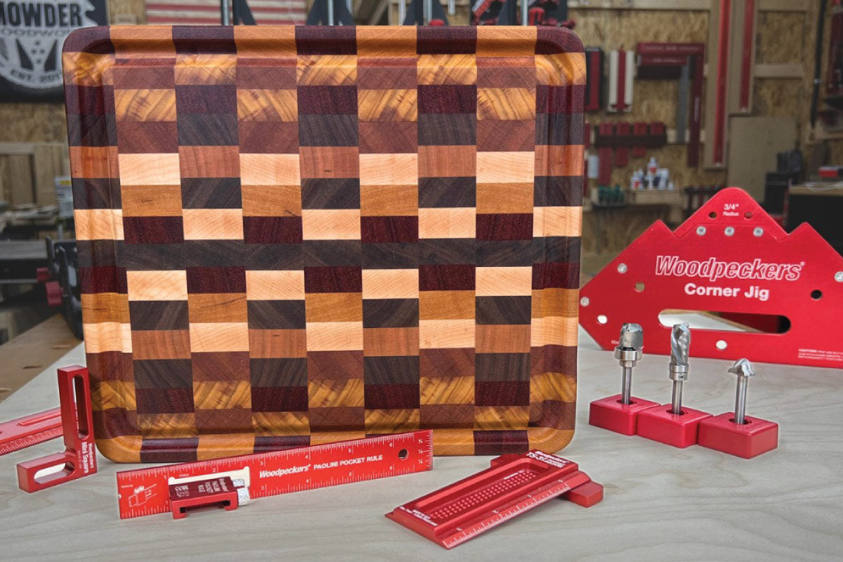 End Grain Cutting Board Step-By-Step Tutorial