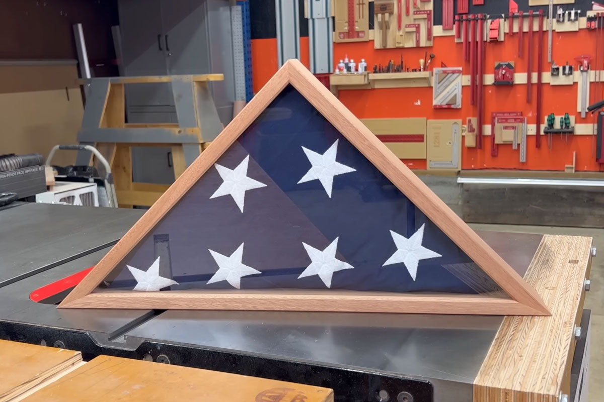 How to build a Memorial Flag Display Case