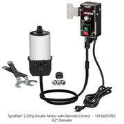Spinrite 3.25hp with Remote Speed Control (4.2" Diameter Motor) - OPEN BOX