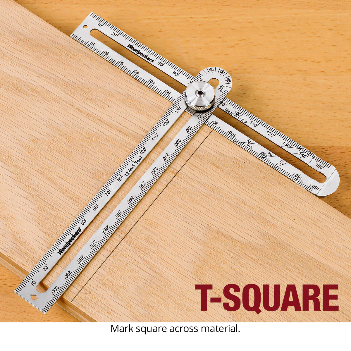 12-In-1 Layout Tool and Adjustable Square