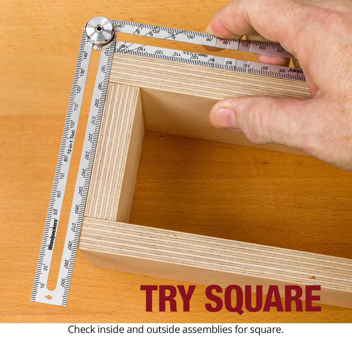 12-In-1 Layout Tool and Adjustable Square