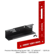 Woodpeckers Precision Woodworking Square 12" x 8" with Rack-It - OPEN BOX