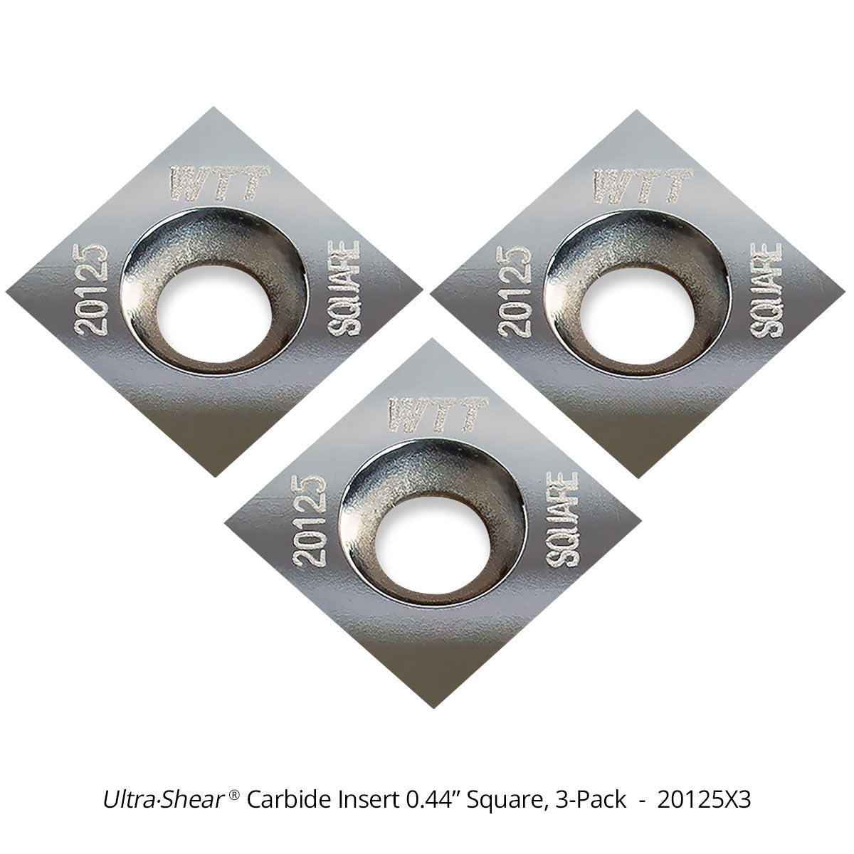 Spoilboard Router Bits - 2 Inch Diameter - Carbide Insert - 3 Flute