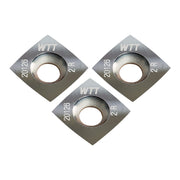 Replacement Carbide Inserts for Router Bits - 12mmx12mmx50mm Radius - 3 Pack