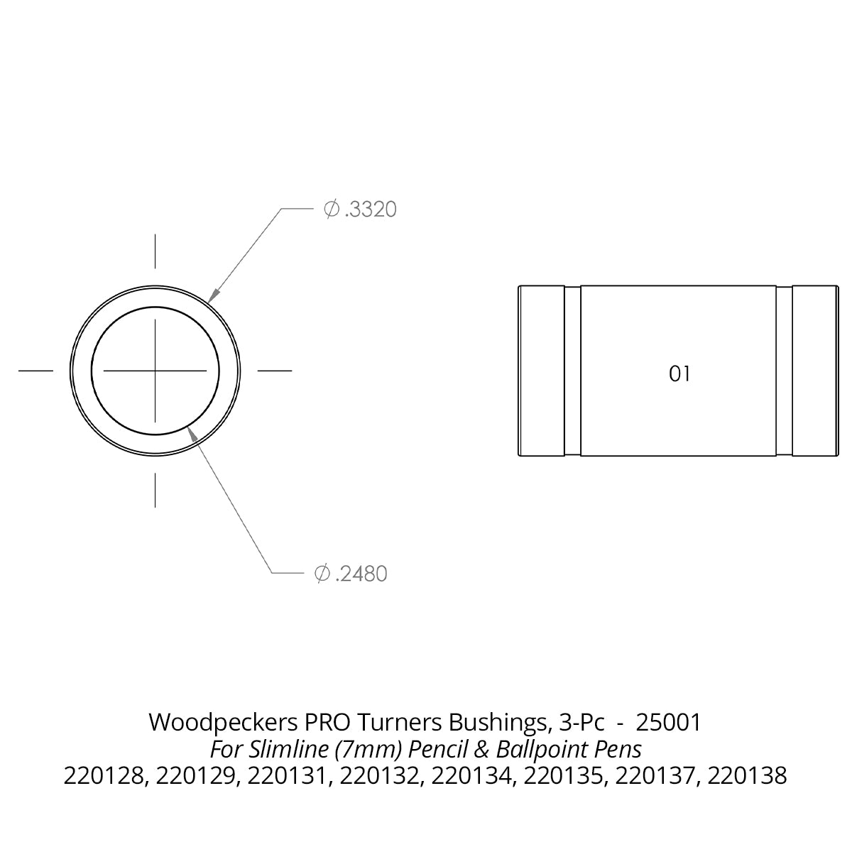 Pen Turning Bushings - Closeout