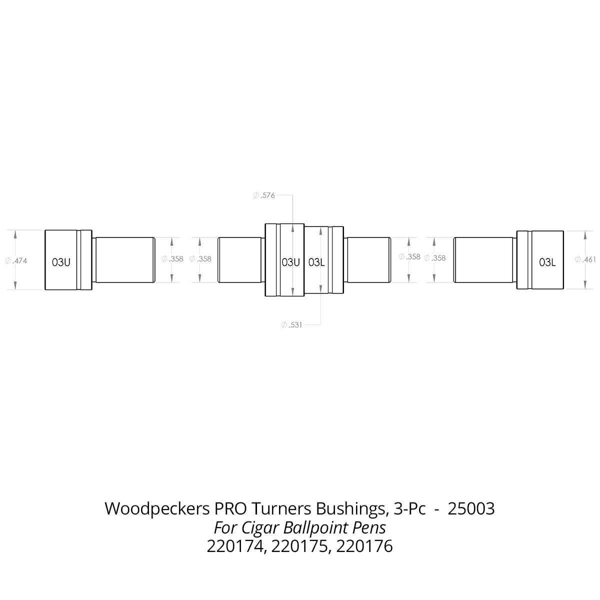 Pen Turning Bushings - Closeout