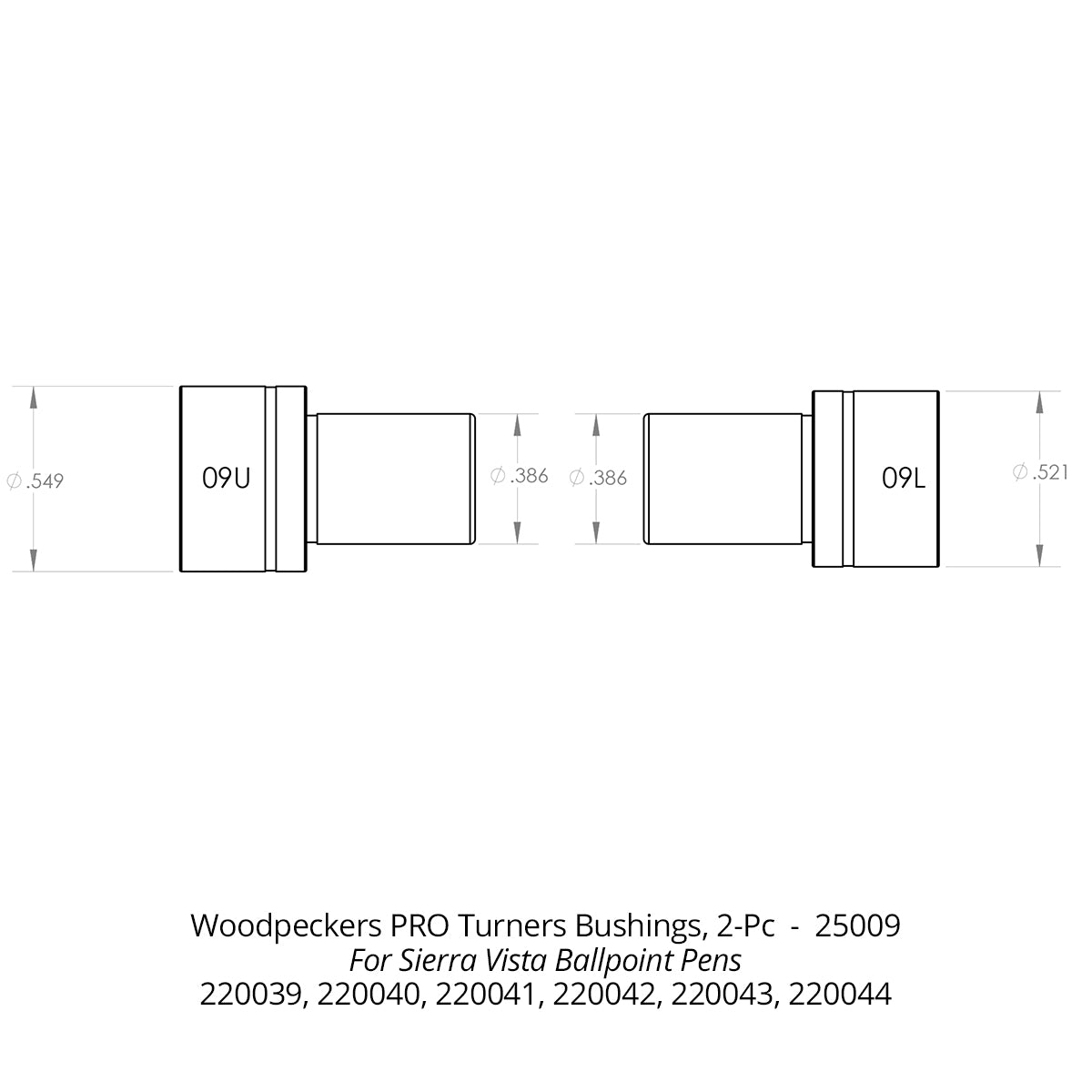 Pen Turning Bushings
