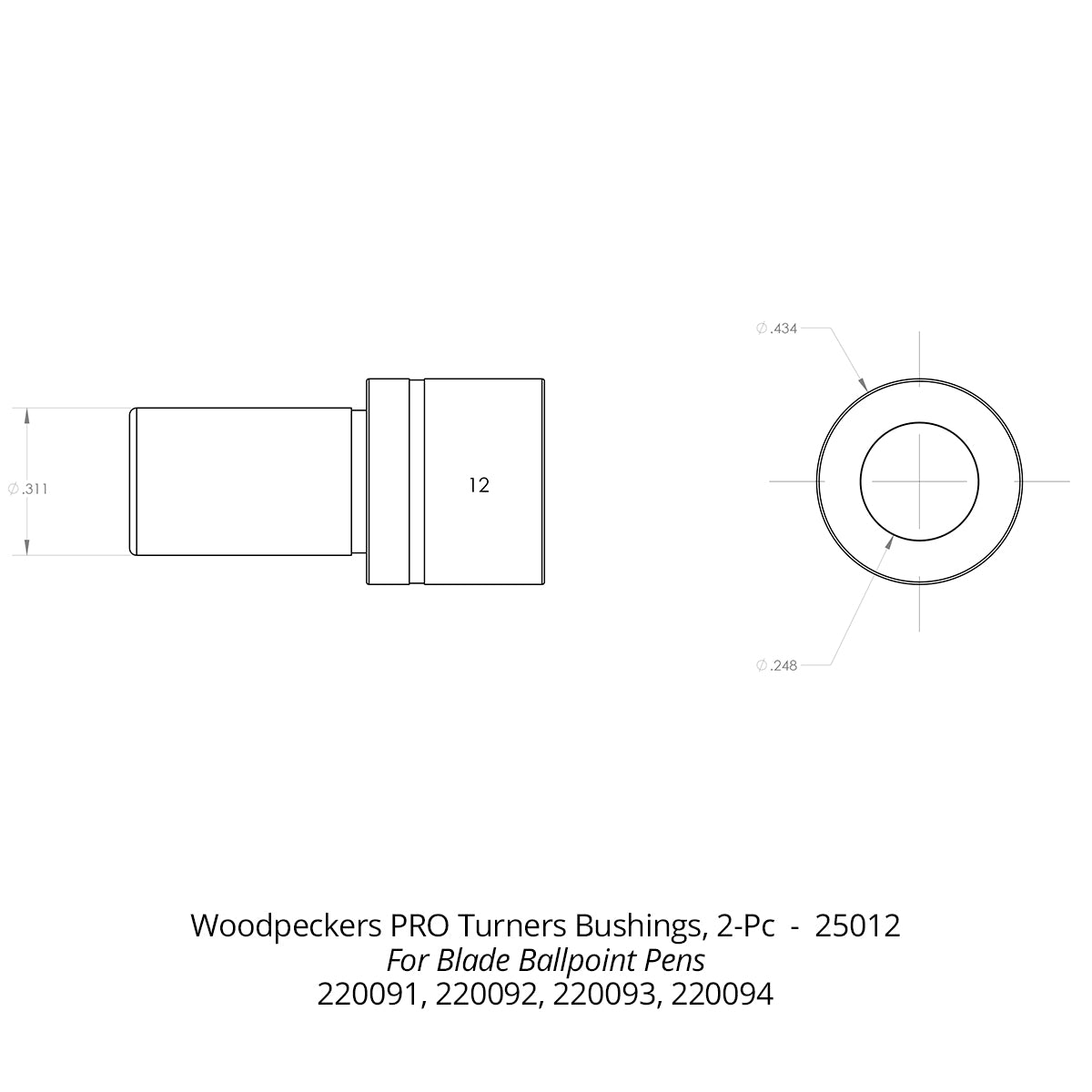 Pen Turning Bushings