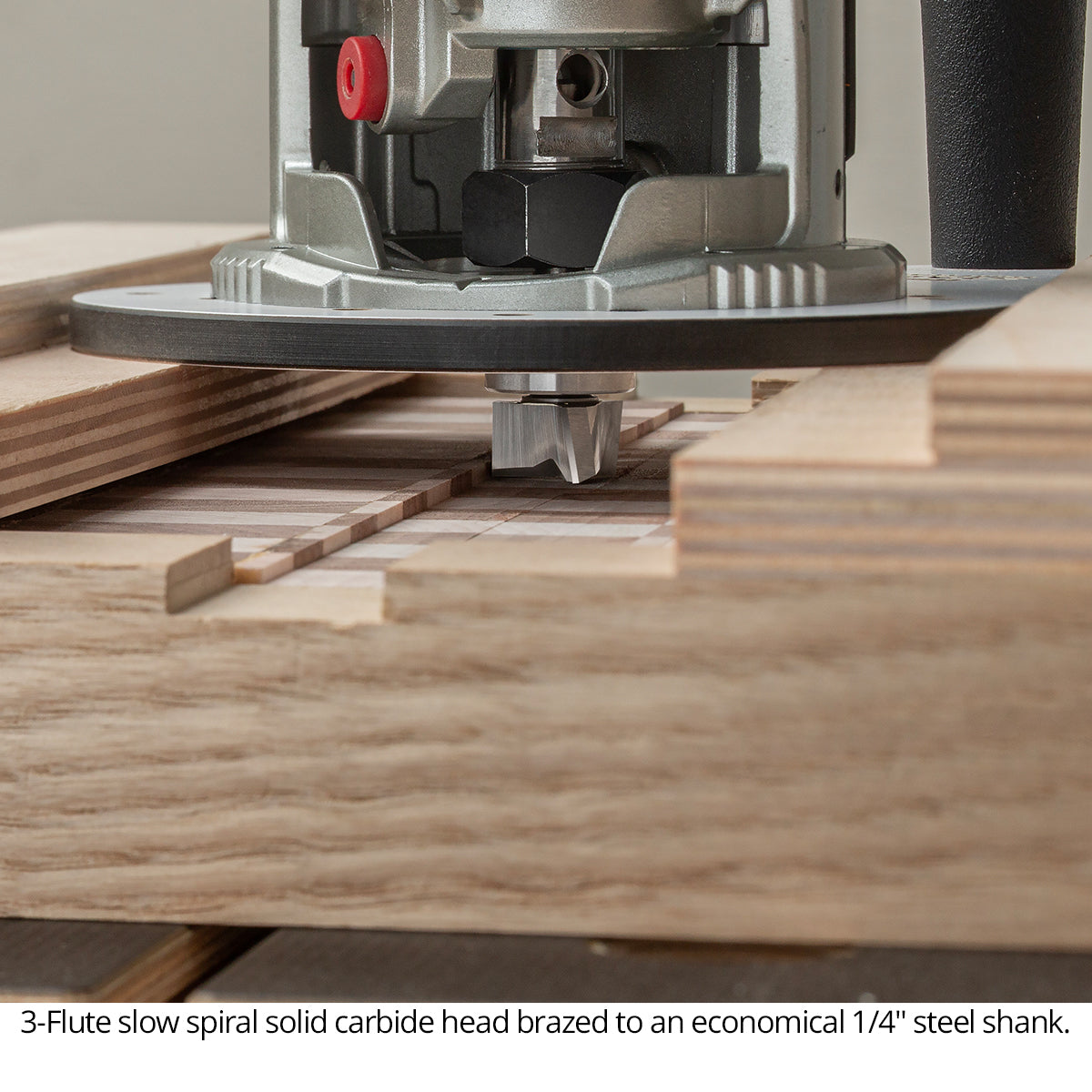 Spoilboard Router Bits - 3/4 Diameter - Carbide Head - 3 Flute