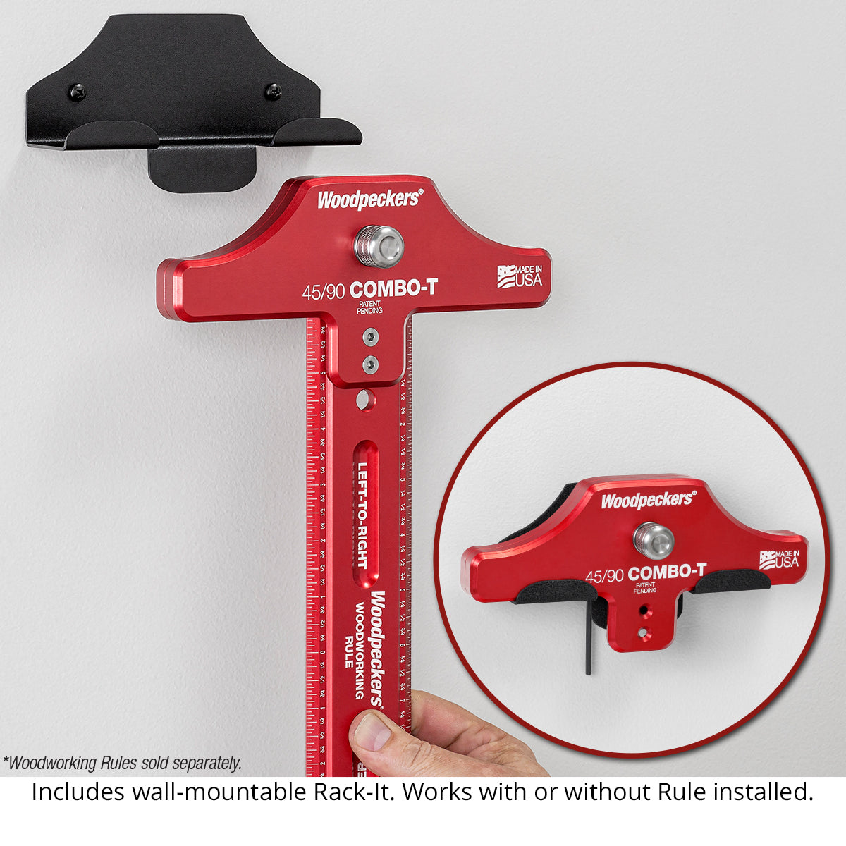 45 90 T-Head for Woodworking Rules - Closeout