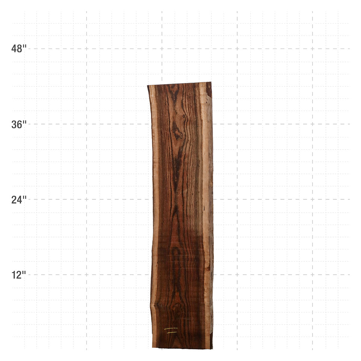 Bocote Live Edge Slabs - 41" x 8.5" x 1.25" - BC-11-A