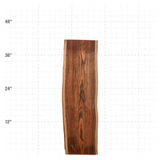 Bocote Live Edge Slabs - 41" x 12.25" x 1.25" - BC-7-A