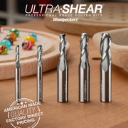Ball Nose CNC Router Bits - Solid Carbide - 3-Flute