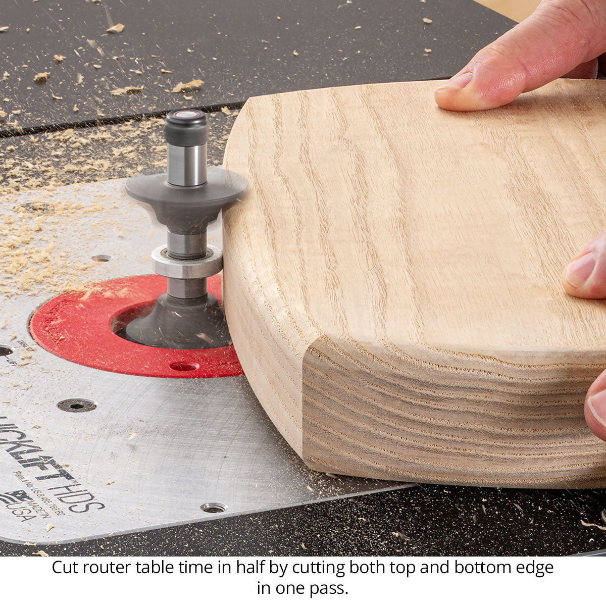 Double Radius and Double Chamfer Router Bits - Carbide Tipped - 3-Flute