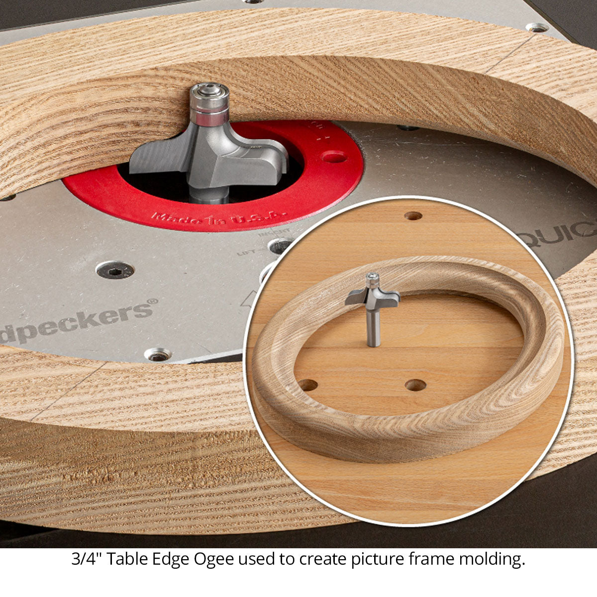 Table Edge Ogee Router Bits - Carbide Tipped - 2 Flute