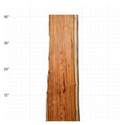 Canarywood Live Edge Slab - 48" x 18" x 1.25" - CW-13-A