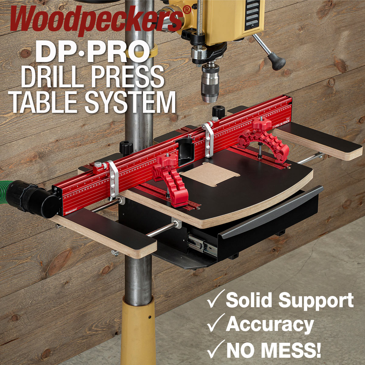 Drill Press DP Pro Fence & Base Parts - Closeouts