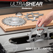 Ultra-Shear Ultimate Stacked Dado 2.0 Saw Blade Set