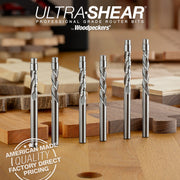 Flush Trim Router Bits - Solid Carbide - 1/4 Diameter - 3 Flute
