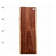 Granadillo Live Edge Slab - 48" x 17.25" x 1.25" - GD-14-A