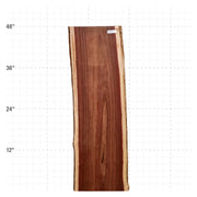 Granadillo Live Edge Slab - 48" x 14.5" x 1.25" - GD-16-A
