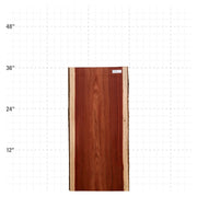 Granadillo Live Edge Slab - 36" x 17" x 1.25" - GD-22-A