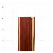Granadillo Live Edge Slab - 37" x 17" x 1.25" - GD-23-A