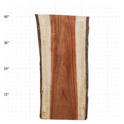 Guanacaste Live Edge Slab - 48" x 20.75" x 2" - GU-14-A