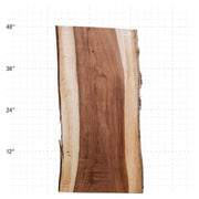 Guanacaste Live Edge Slab - 48" x 22" x 2" - GU-16-A
