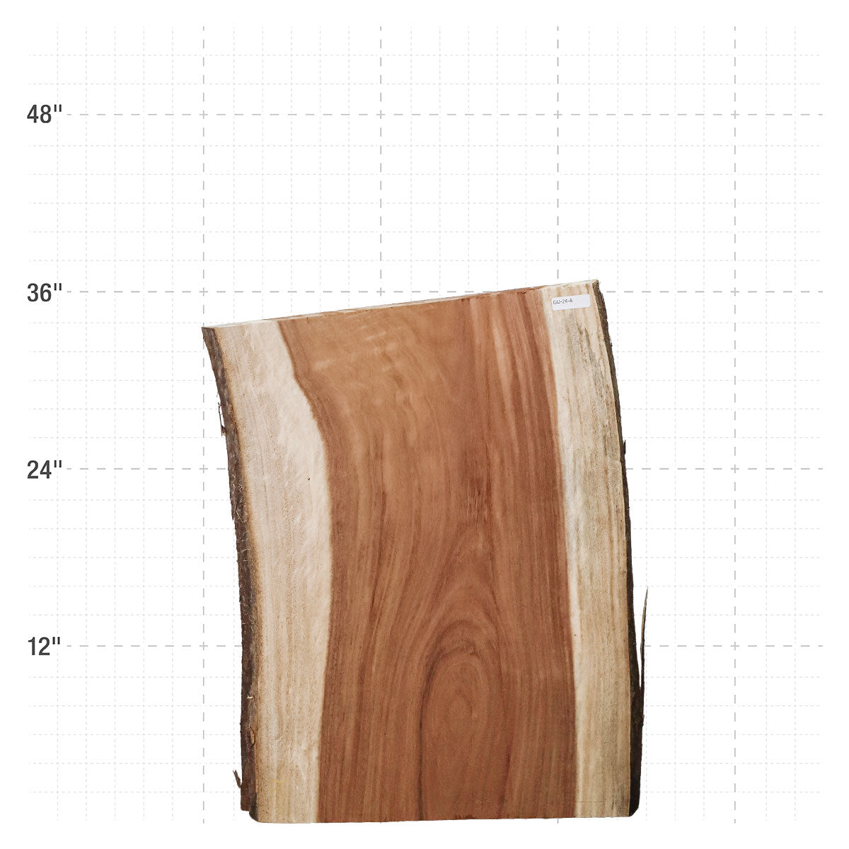 Guanacaste Live Edge Slab - 38" x 27.25" x 2" - GU-24-A