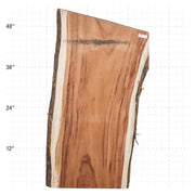 Guanacaste Live Edge Slab - 49.5" x 24.75" x 2" - GU-32-A