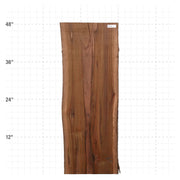 Ipe Live Edge Slab - 48" x 17.5" x 1.25" - IPE-21-A