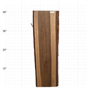 Ipe Live Edge Slab - 48" x 14" x 1.25" - IPE-24-A