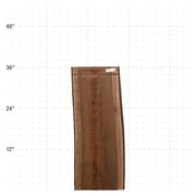 Ipe Live Edge Slab - 36" x 14" x 1.25" - IPE-46-A