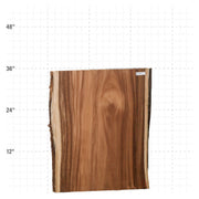 Monkeypod Live Edge Slab - 35.5" x 27.5" x 2" - MP-10-A