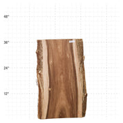 Monkeypod Live Edge Slab - 37.5" x 19.25" x 2" - MP-13-A