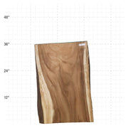 Monkeypod Live Edge Slab - 36.5" x 23.25" x 2" - MP-15-A