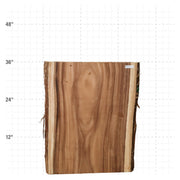 Monkeypod Live Edge Slab - 36" x 27.5" x 2" - MP-2-A