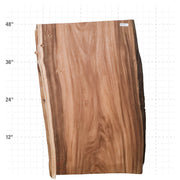 Monkeypod Live Edge Slab - 47.5" x 31.25" x 2" - MP-24-A