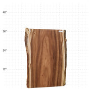 Monkeypod Live Edge Slab - 36.5" x 23.25" x 2" - MP-3-A