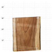 Monkeypod Live Edge Slab - 36.5" x 28.5" x 2" - MP-4-A