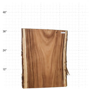 Monkeypod Live Edge Slab - 36" x 26.75" x 2" - MP-8-A